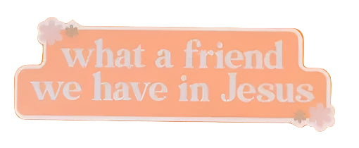 Decorative text on an orange background with a floral design